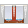 Ażur pion zwis wstawka dekor 5 warstw 120 cm * 35 cm  B  wzór D4