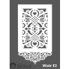 Panel ekran ażurowy sztywny 155* 60 cm  wzór E3