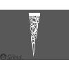 Ażur pion zwis wstawka dekor 5 warstw 120 cm * 35 cm   wzór D5