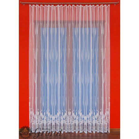 Firana Żakardowa kwiaty delikatne 230 cm