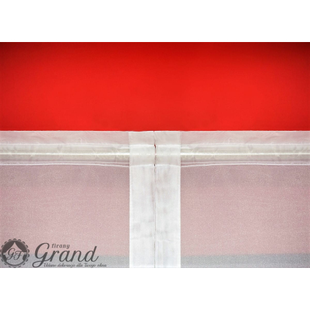 Panel ekran z ażurem woal biały szer. 30 - 60 cm