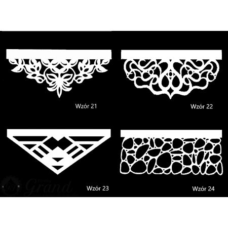 Panel ekran z ażurem markizeta szer. 30-60cm
