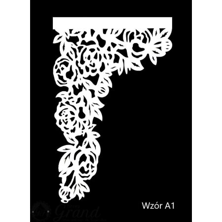 Ażur zwisający narożny 5 warstw 62*100 cm