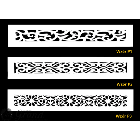 Ażur pasek troczek do upięcia firan 3 warstwy  szer. 70-90 cm. B