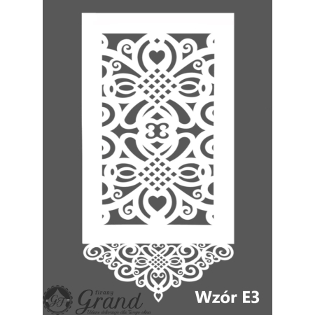 Panel ekran ażurowy sztywny 120 * 60 cm