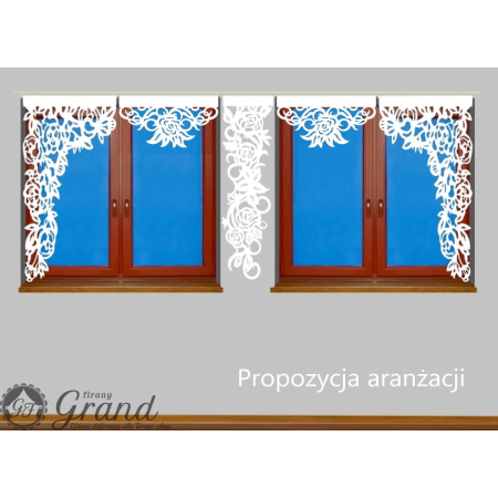Ażur świąteczny do paneli 3 warstwowy szerokość 70-90 cm