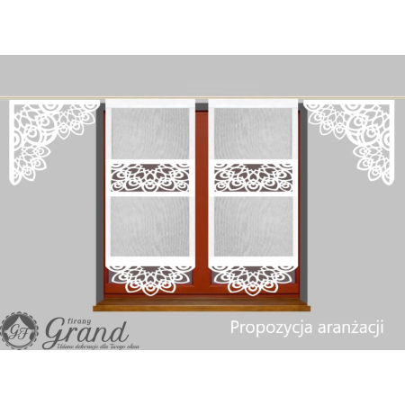 Ażur narożny N5 3 warstwy 80*80 cm kolory i wzory