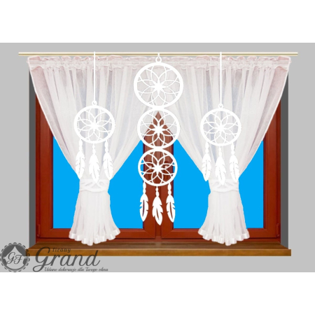 Zawieszka ażurowa łapacz snów 55*23 cm 3 warstwy kolory