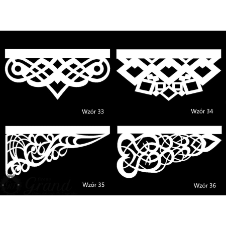 Ażur do paneli 5 warstwowy 130-140 cm szerokości