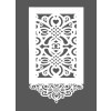 Panel ekran ażurowy sztywny 120 * 60 cm