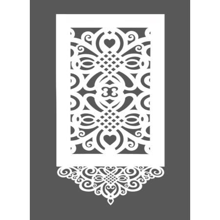 Panel ekran ażurowy sztywny 120 * 60 cm