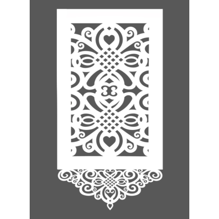 Panel ekran ażurowy sztywny 155 * 60 cm