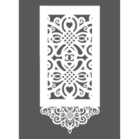 Panel ekran ażurowy sztywny 155* 60 cm  wzór E3